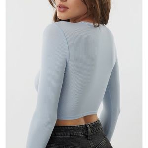 Garage | Tops | Long Sleeve Kylie Crop | Poshmark
